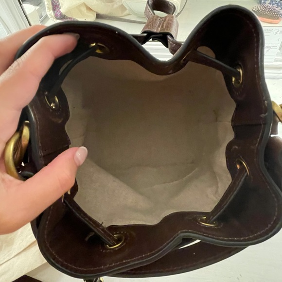 Tory Burch Colorblock Bucket Bag - Picture 5 of 6